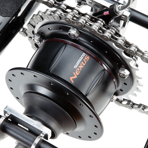Gear system – Shimano Nexus – 8-speed gear hub – long twist shifter